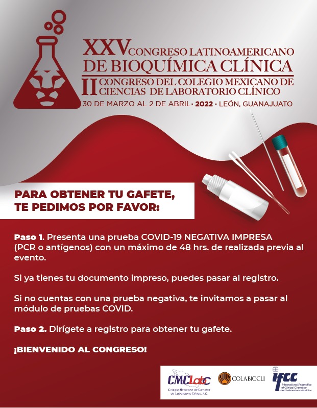 XXV Congreso COLABIOCLI 2022  Colegio de Bioquímicos del Chaco